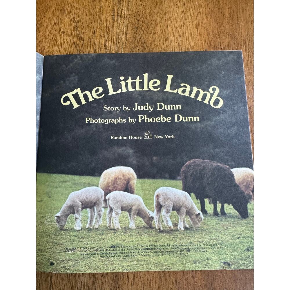 Vintage Random House Pictureback Farm Animal Books Lot Lamb Goat Duck - Picture 9 of 12